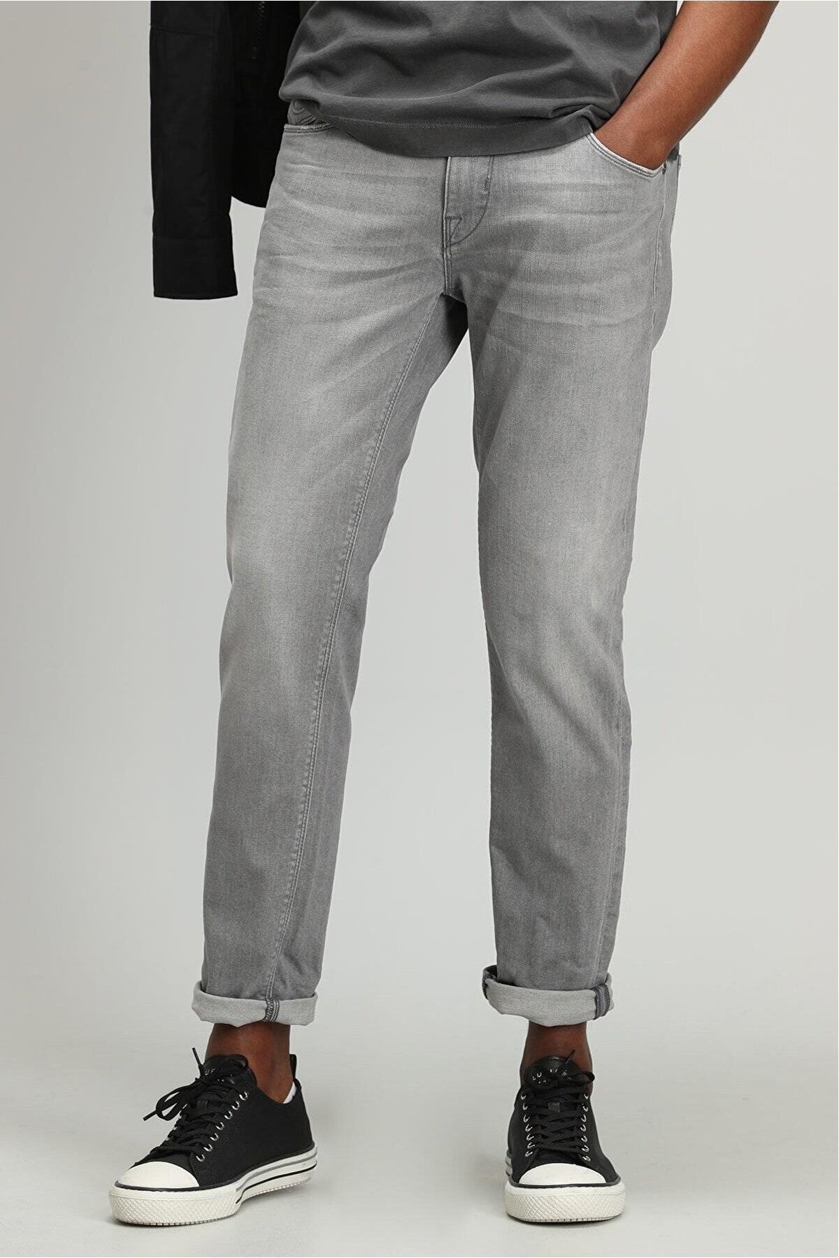 Lufian Res Smart Jean مردانه's Pants Slim Fit Grey