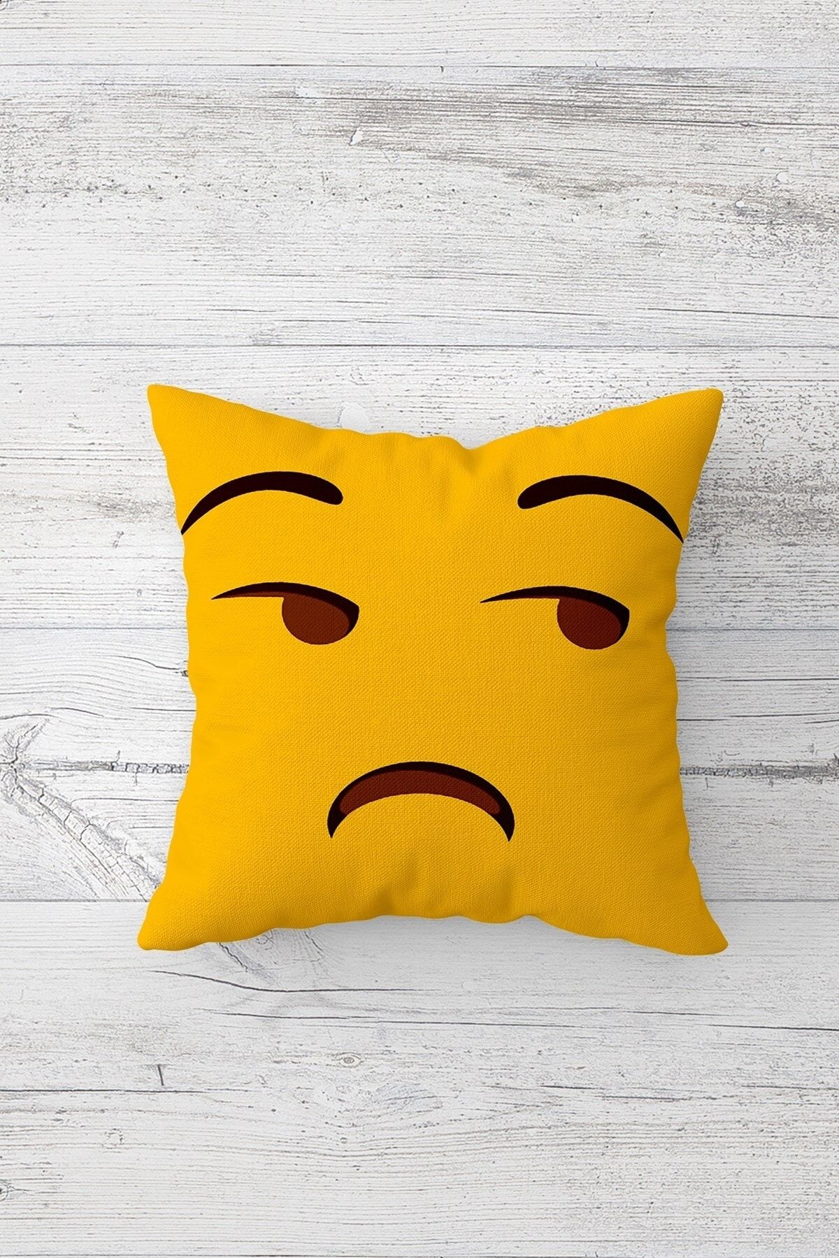 on the clouds-Sad Emoji Double Sided Printed Hidden Zippered Pillowcase Throw Pillow Seat Pillowcase 1