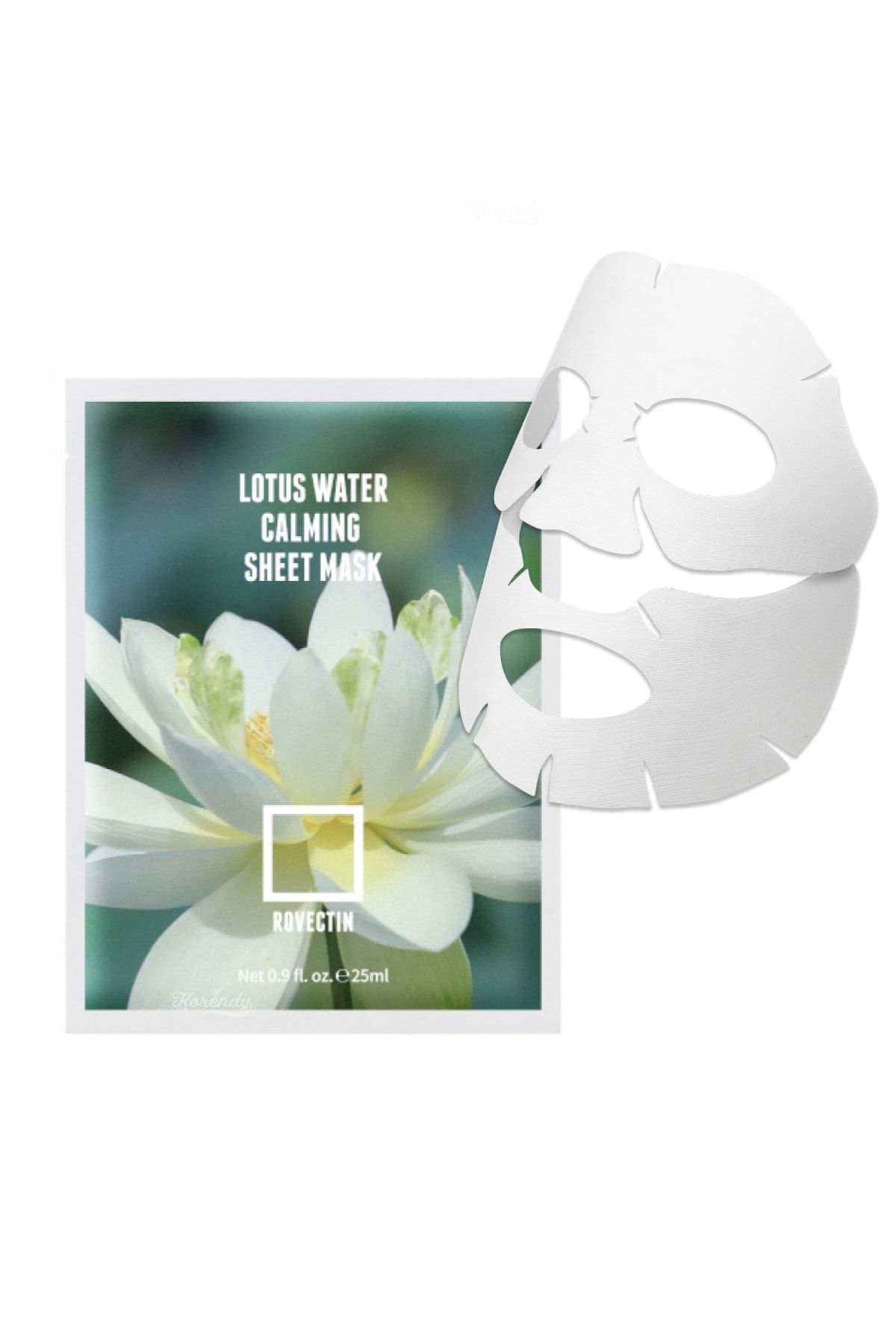 Rovectin Clean Lotus Water Calming Sheet Mask - Sakinleştirici Nem Maskesi 25ml