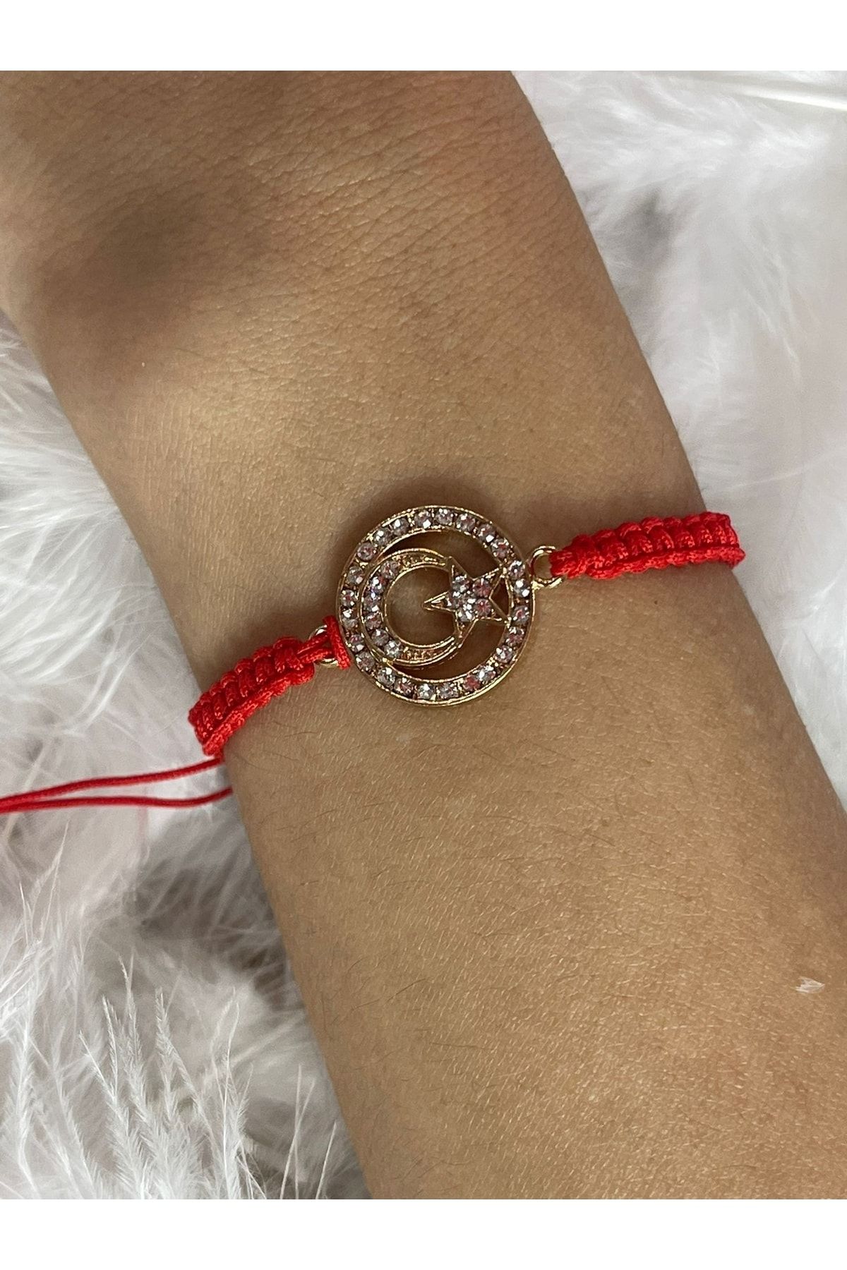 Gold discount red bracelet