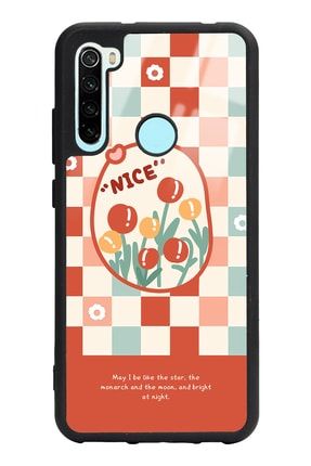Xiaomi Redmi Note 8 Uyumlu Nice Tulips Tasarımlı Glossy Telefon Kılıfı MIN8-G-292