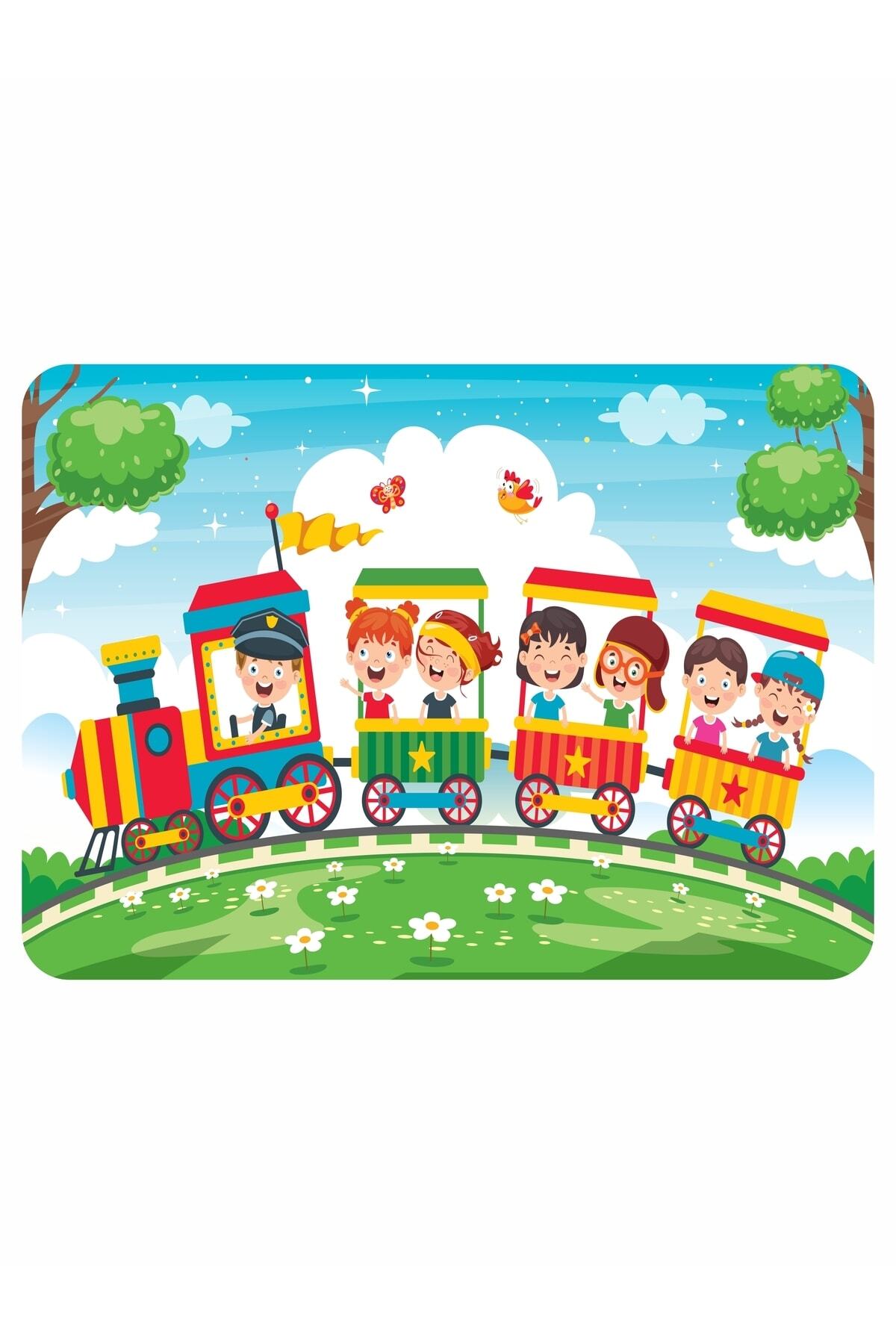 LİPYOS Trende Eğleniyoruz 24 Parça Ahşap Puzzle fotoğrafı 2 (önizleme)