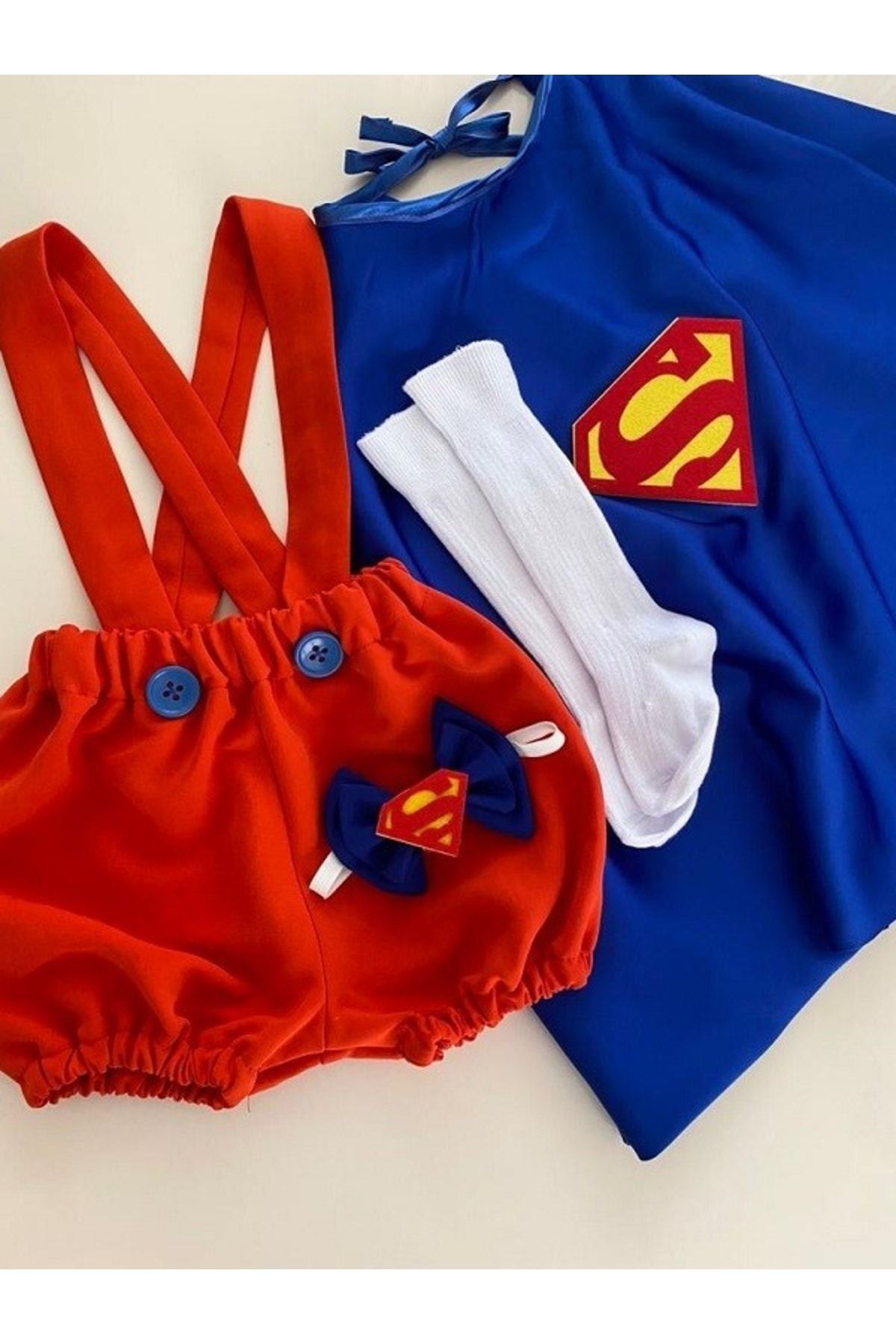 Superman top baby outfit