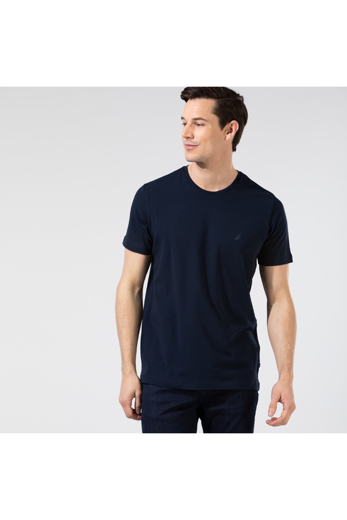 Nautica Erkek Slim Fit Lacivert T-shirt V01000t.4nv