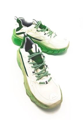 Poffy Model Yeşil Kadın Sneaker Ayakkabı 1.SPA.SNK.0018