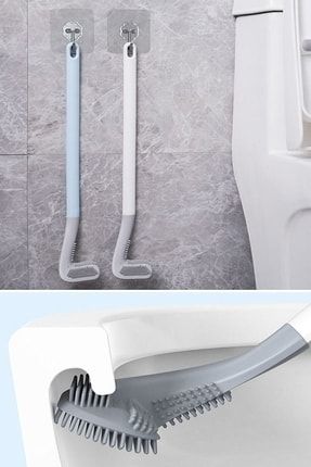 Golf Tasarımlı Silikon Mutfak Ve Banyo Tuvalet Klozet Temizleme Fırçası Ve Duvar Tutucu Kanca weltaklzt