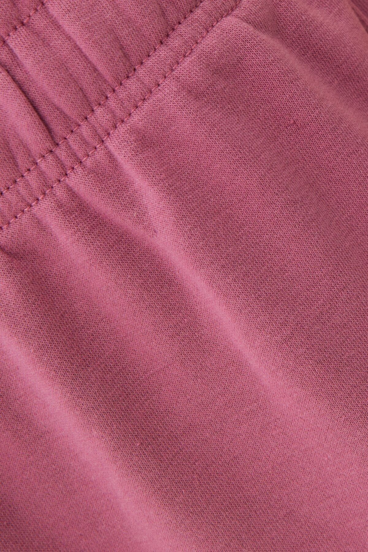 شلوار جرسی نخی رنگ بنفش برشکا Bershka (برند اسپانیا)