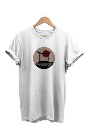 Japan Baskılı %100 Pamuk Oversize T-shirt Büyük Beden Tişört rmz52452d