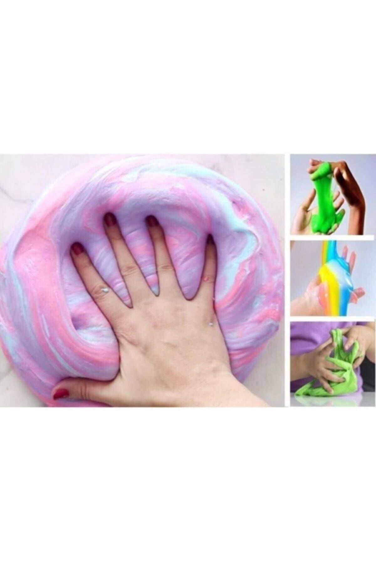 EVENTİ-Event 6 Color Neon Highlighter Ready Slime - Ready Slime Game 6X170Gr Total 1020Gr.Hsx 2