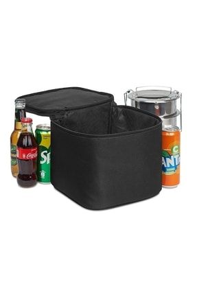 Yalıtımlı Yemek Taşıma Çantası Soğuk Sıcak Tutucu Sefer Tası Öğle Yemeği Yemek Kutusu BAG001
