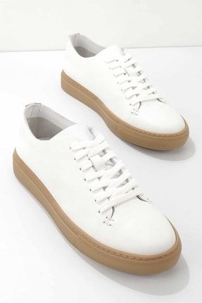 Beyaz Leather Erkek Casual Ayakkabı E01589210503