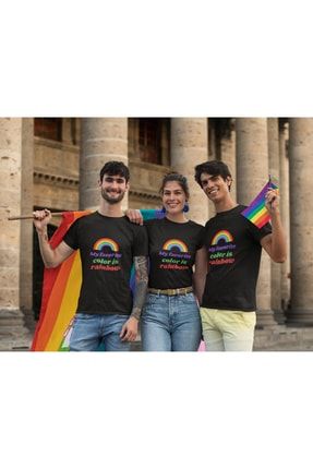 Pride + Favorim Gökkuşağı Unisex T-shirt 3733019