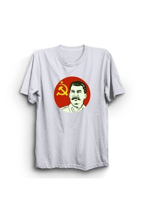 Cccp Stalin Baskılı T-shirt TT-BT26100