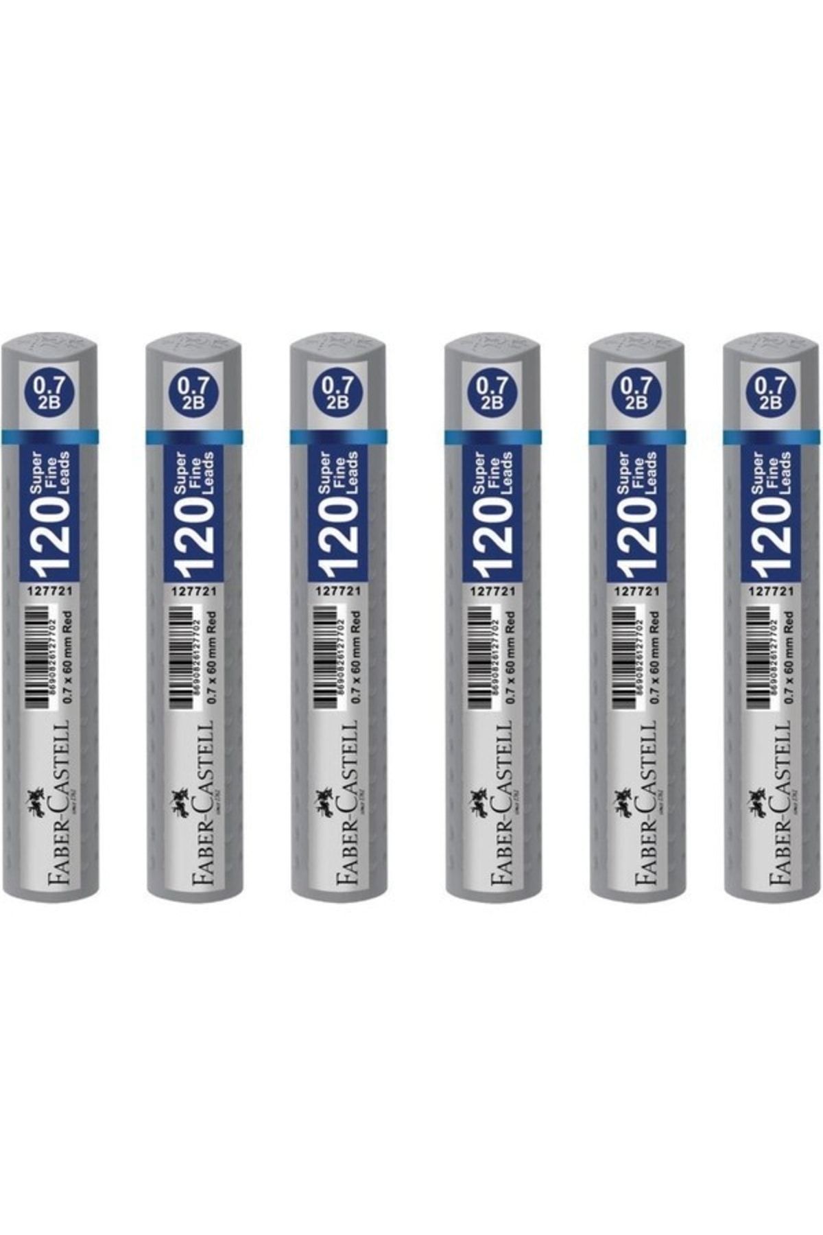 Faber-castell Grip Min 0.7 2b 60 Mm 120'li Tüp 6' Adet