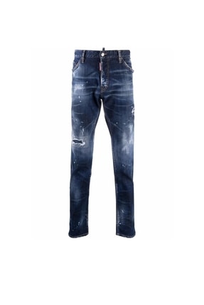 Distressed Straight-leg Jeans S79La0039