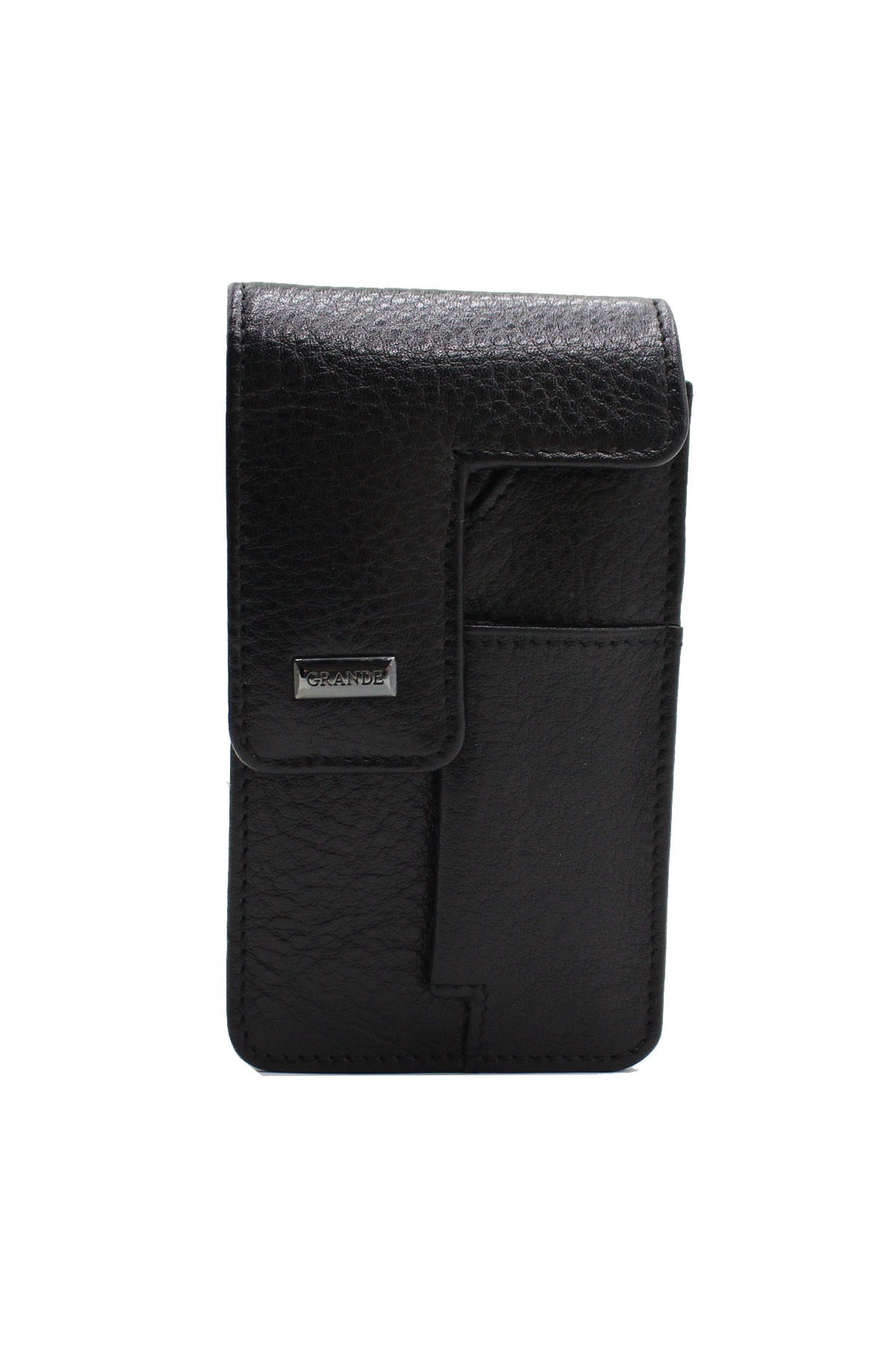 Grande 451 100% Genuine Leather Cigarette Holder Black