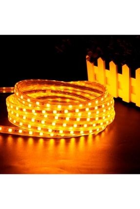 15 Metre Hortum Led Amber Fiş Dahil Yüksek Işık Tak Çalıştır Şerit Led Işık Esnek Silikonlu 1259655b