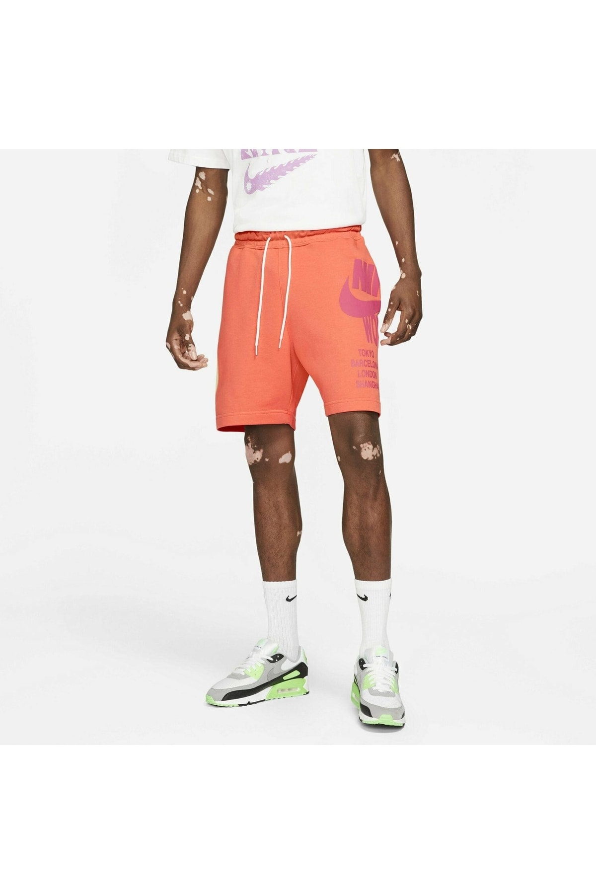 شورت و شلوارک مردانه نارنجی نایکی | Turuncu-D.A.0.6.4.5.8.4.2. اورجینال - تصویر 6