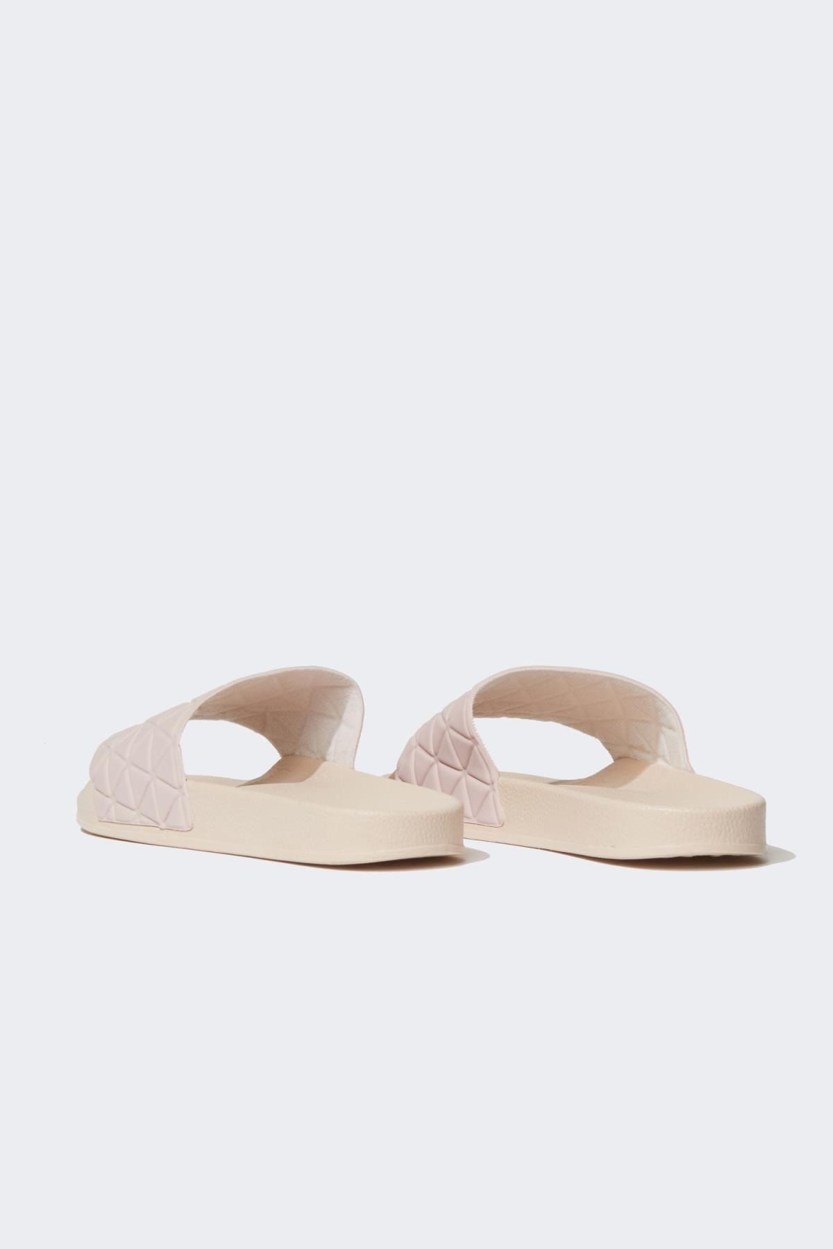 DeFacto Pantolette Rosa Flacher Absatz