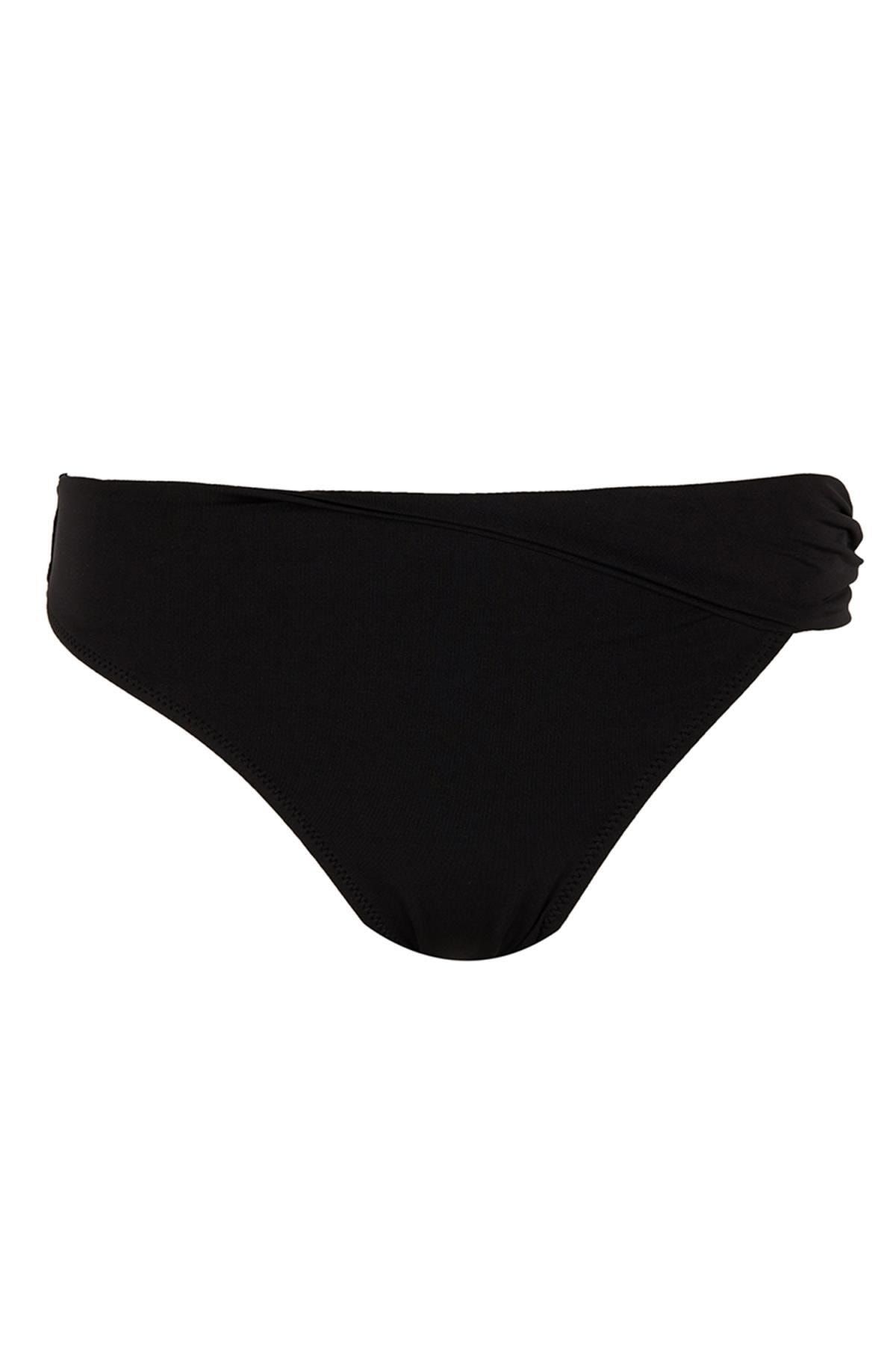 DeFacto Bikini-Hose Schwarz Unifarben
