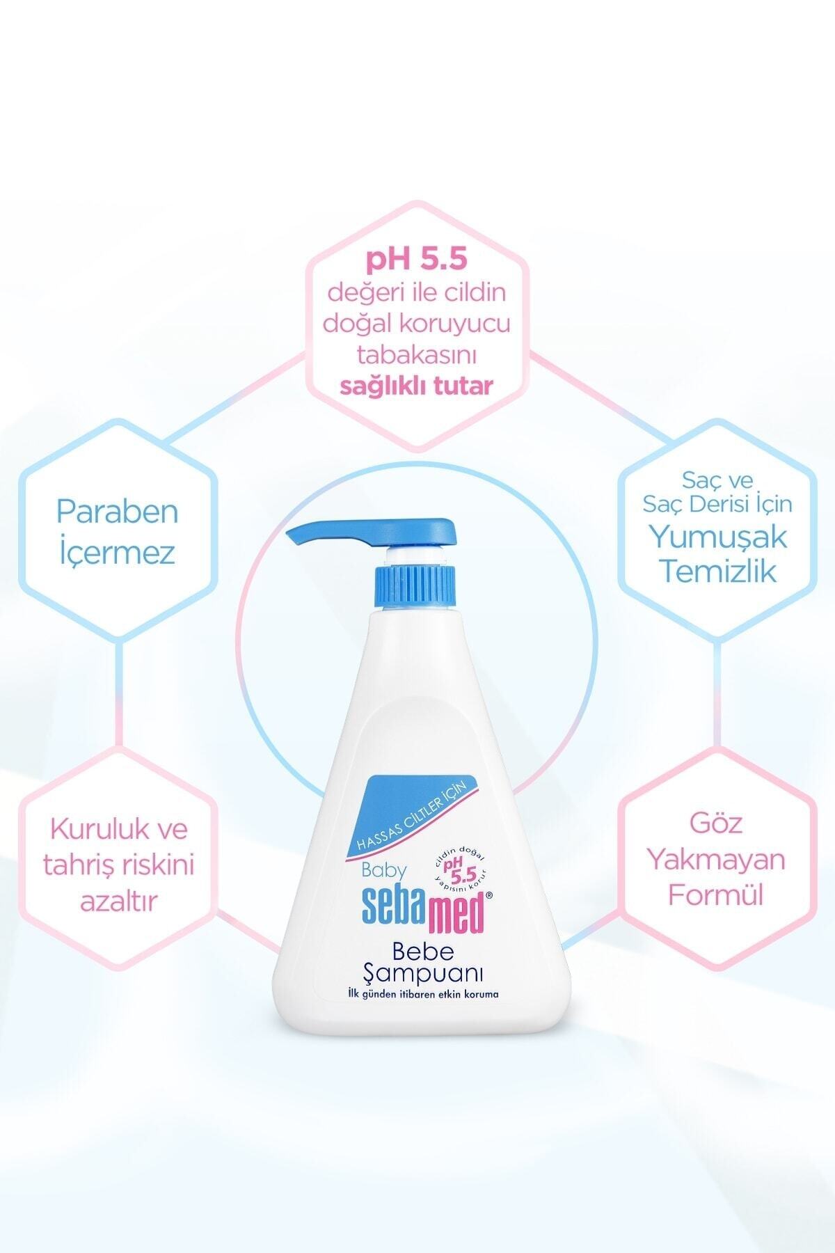Sebamed Bebe Sabun 100 gr Şampuan 500ml fotoğrafı 6 (önizleme)