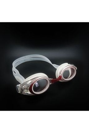 Swimmer Parlak Kırmızı Beyaz Ped[16 Yaşveüzeri] Numaralı Olabilen Yüzücü Gözlüğü Zo-s-06 ZO-S-06