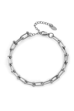 Marina Tasarım Silver Renk Çelik Kadın Bileklik 104001109