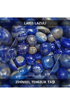 Zihinsel Temizlik Taşı Lapis Lazuli Doğal Taş Tamburlanmış Parça TMBR46