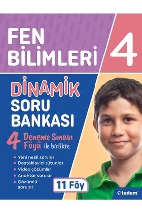 Tudem 4, Sınıf Dinamik Sorular Matematik+sosyal+fen+türkçe+tüm Ders Kılavuz Deneme Seti 2022 YOL000044