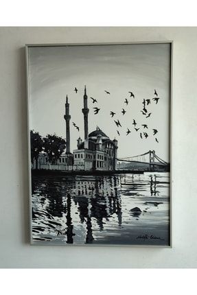 Istanbul Manzara Orijinal Yağlı Boya Tablo 70 X 100 80912653