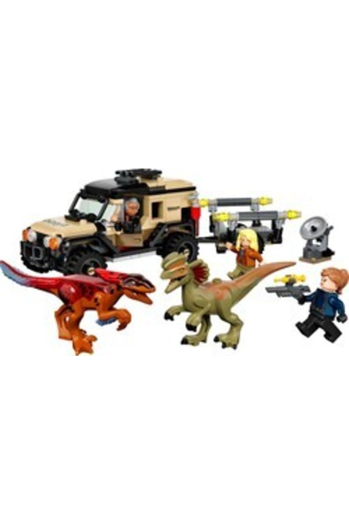 LEGO ® Jurassic World Pyroraptor and Dilophosaurus Transport 76951 - Toy Building Set (254 Pieces)