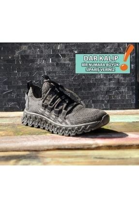 Siyah - N'drops 006 Sneaker Anorak Yazlık Spor Ayakkabı