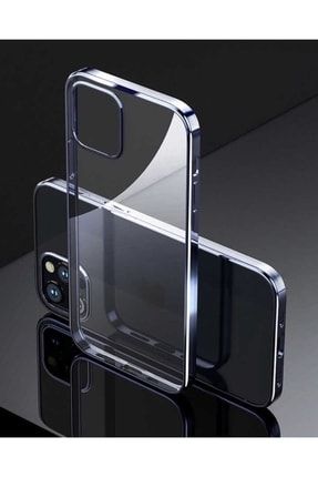 Apple Iphone 13 Pro Max Kılıf Kamera Lens Çıkıntılı Koruma Parlak Renkli Kenarlı Zırh Silikon Kapak SKU: 204299