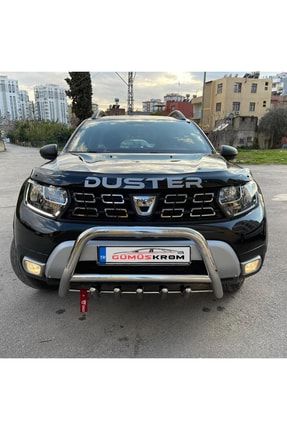 Dacia Duster Ön Tampon Krom Koruma Demiri SilverKrom
