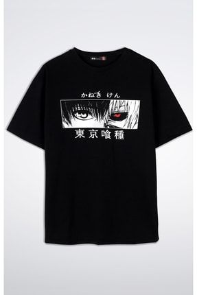 Gojo Baskılı Oversize Anime T-shirt ANT-2528