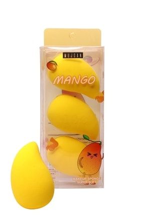 3 Lü Mango Meyve Şekili Makyaj Süngeri SİLD5288