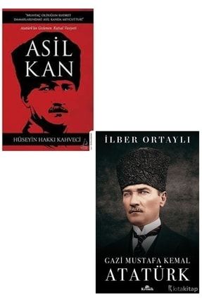 Asil Kan - Gazi Mustafa Kemal Atatürk - Ilber Ortaylı - Hüseyin Hakkı Kahveci 2 Kitap Set İLBRHSYN12ST