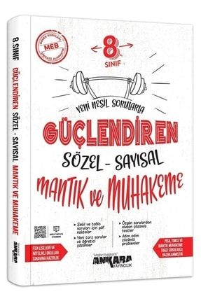 Ankara Yayıncılık 8. Sınıf Güçlendiren Sayısal-sözel Mantık Ve Muhakeme Soru Bankası ktps9786052662595
