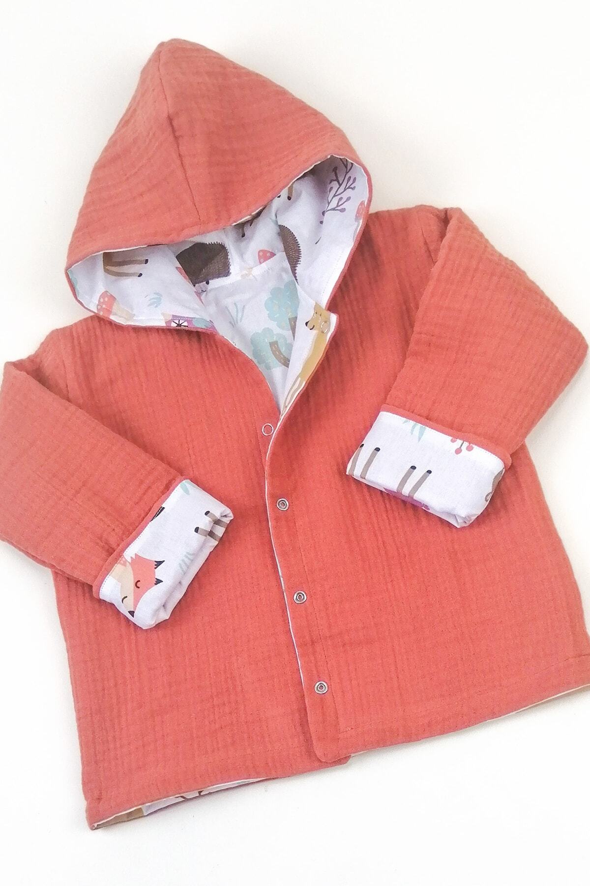 سویشرت پسرانه نارنجی la mure baby | sweatkpsnl اورجینال - تصویر 3