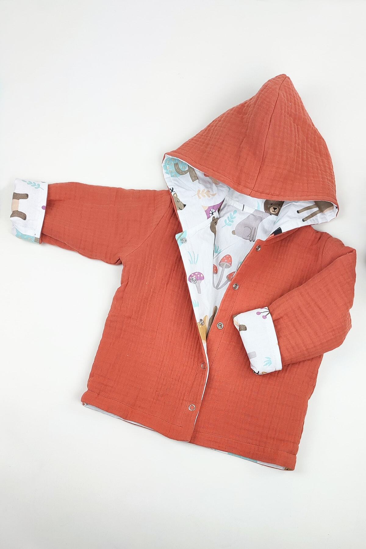 سویشرت پسرانه نارنجی la mure baby | sweatkpsnl اورجینال - تصویر 6