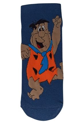 The Flintstones (TAŞ DEVRİ) Fred Çakmaktaş Desenli Eğlenceli Sneaker Çorap wndmllÇsnTD
