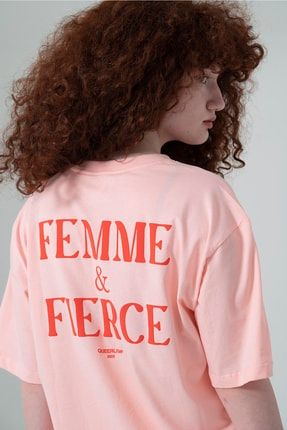 Femme & Fierce Oversize T-shirt PR-TS-01-34