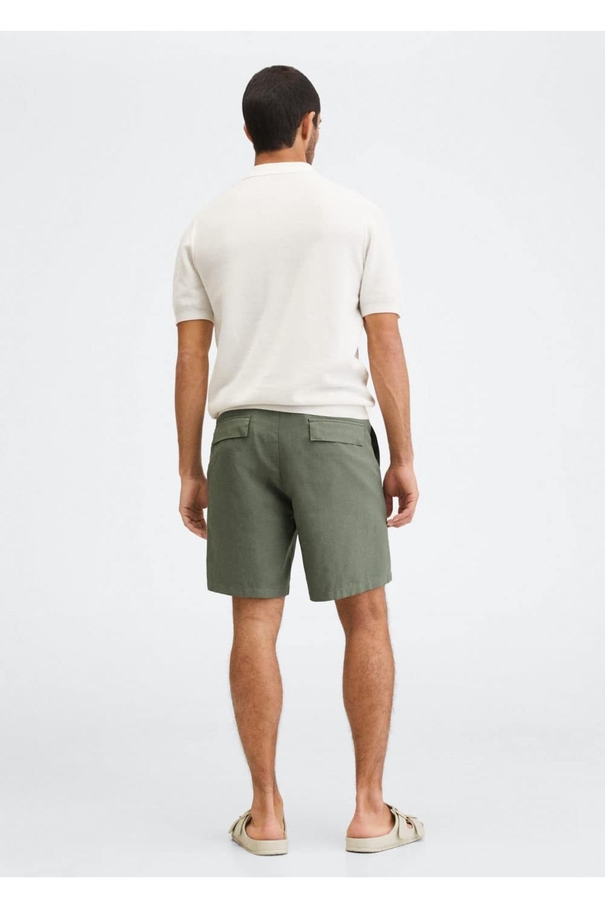 MANGO Man-Linen Lyocell Shorts 4