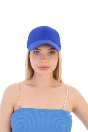 Unisex Ayarlanabilir Mavi Spor Basic Şapka EIG-DZSPKA