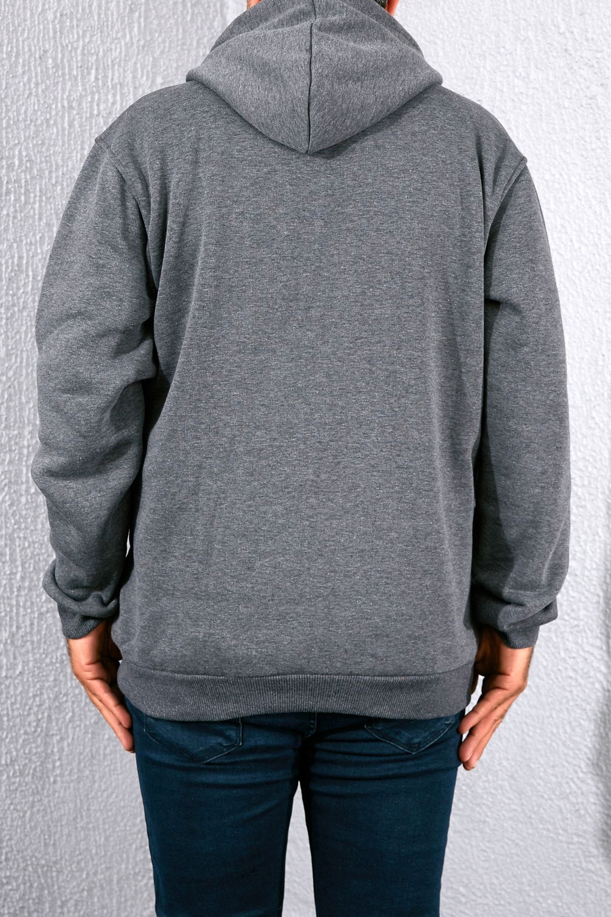 Sateen Men Sweatshirt Grau Regular Fit Fast ausverkauft FN8643