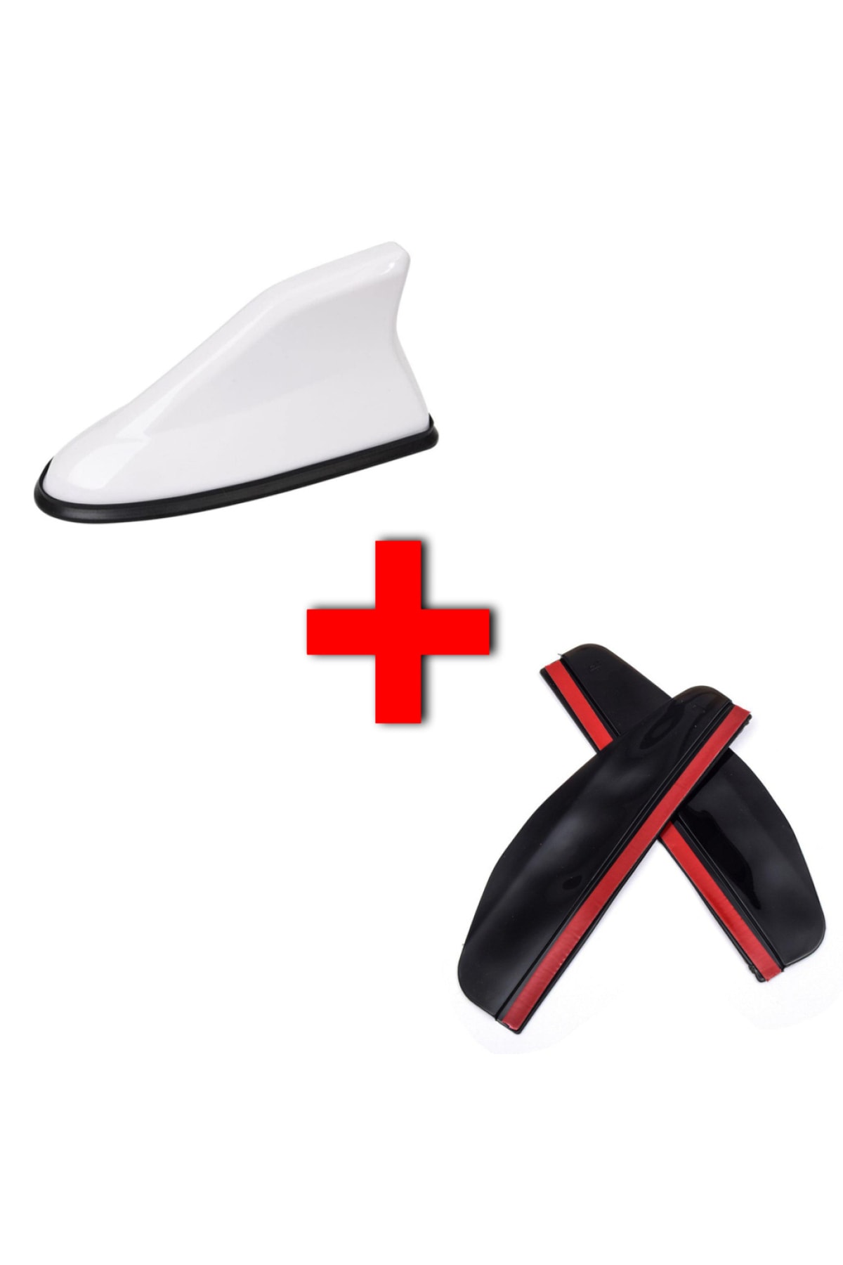 Aksefuar Lazer Renault Fluence Uyumlu   Elektrikli Köpek Balığı Anten + Ayna Rüzgarlığı