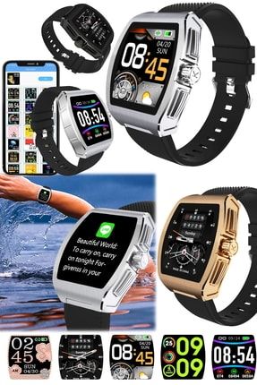 İphone & Android Uyumlu Akıllı Bluetooth Kol Saat Prof Arama Konuşma Watch New Serisi Smart Watch blu15c