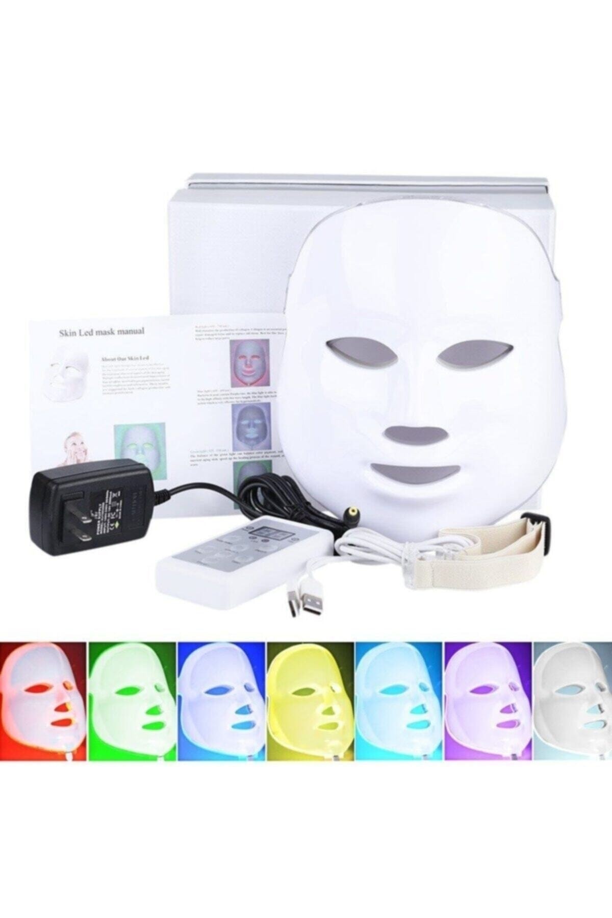 CASA VITAAA Fototerapi Maskesi 7 Renk Multifonksiyonel Led Güzellik Sırları Evde Güzellik Merkezi