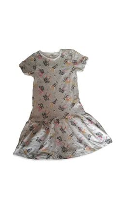 Kız Çocuk Kendinden Desenli Elbise TYC00473261980