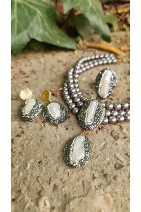 Inci Detaylı Choker Set ae2112
